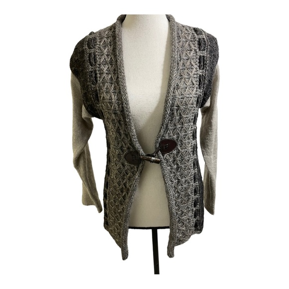 Vanity Italian womens cardigan knit mohair and wool blend. Size medium. … - Picture 4 of 14